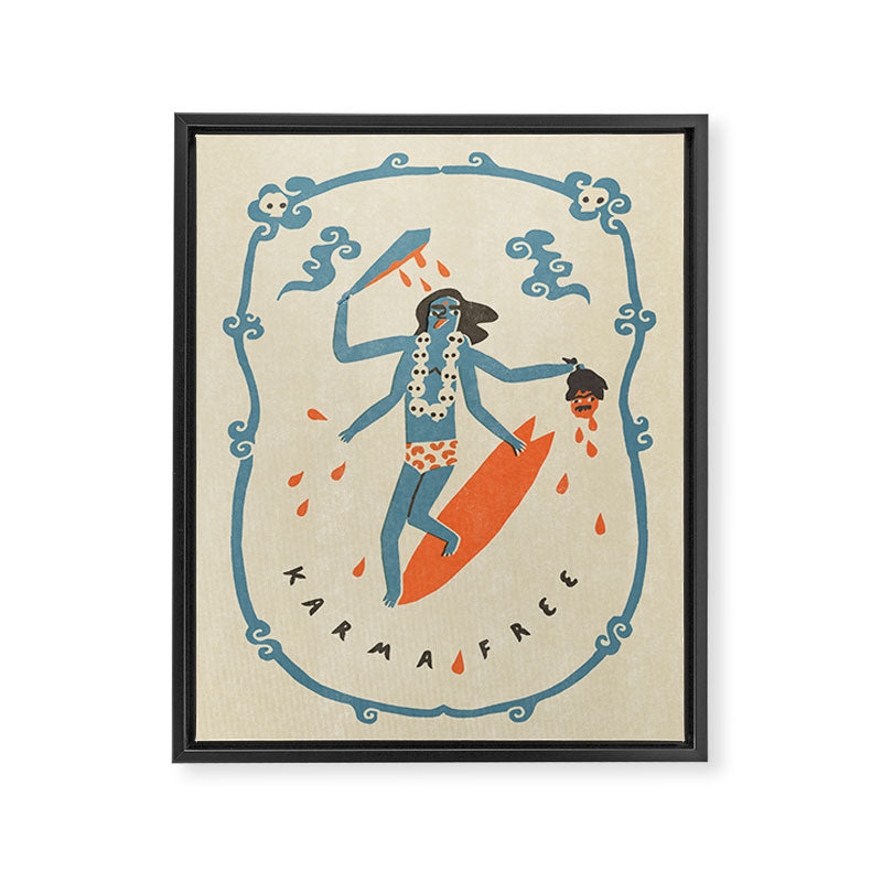 Karma Free Framed Canvas Print Gallery Image 6