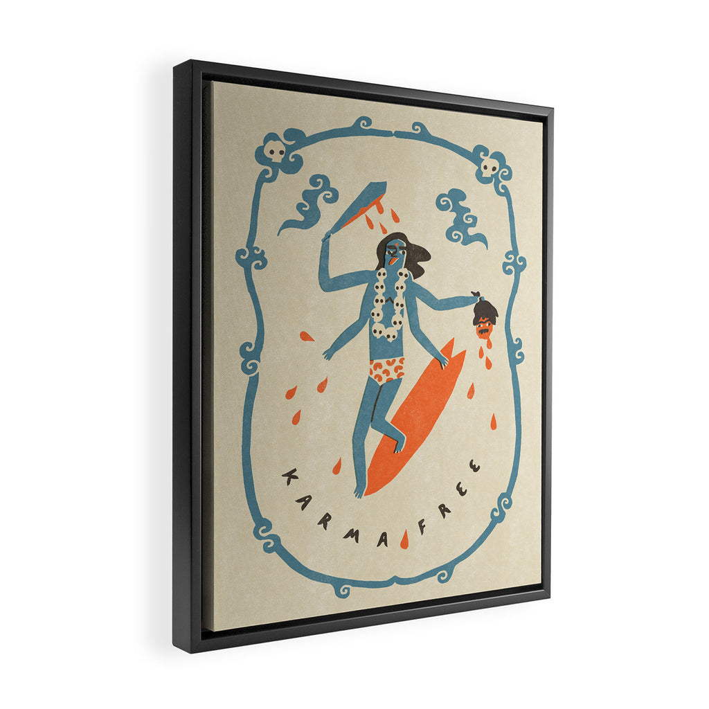 Karma Free Framed Canvas Print Gallery Image 2