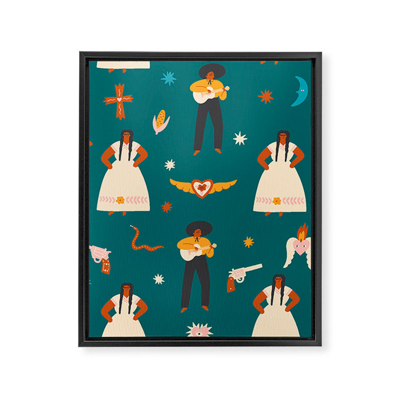 La vida buena Framed Canvas Print Gallery Image 8