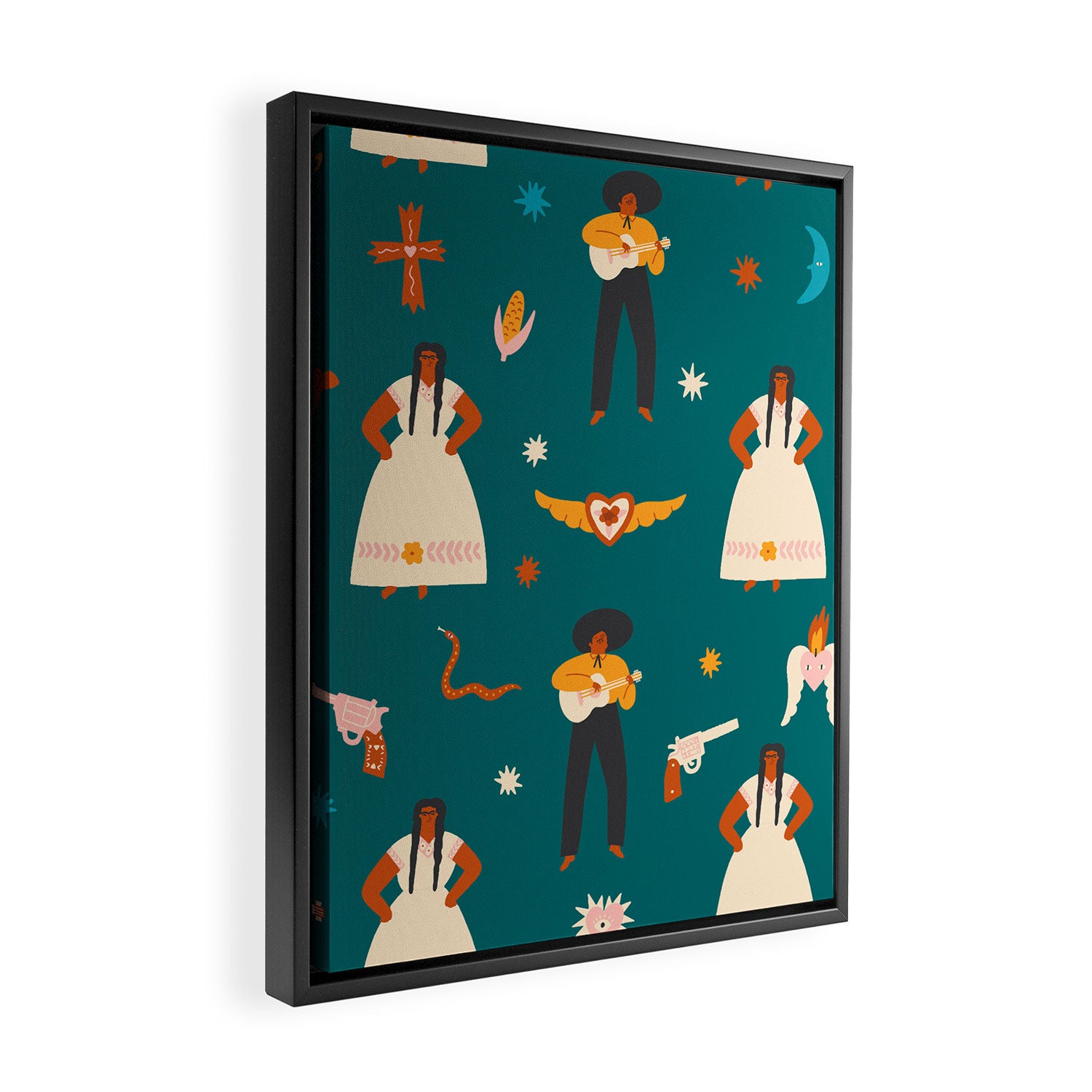 La vida buena Framed Canvas Print Gallery Image 2