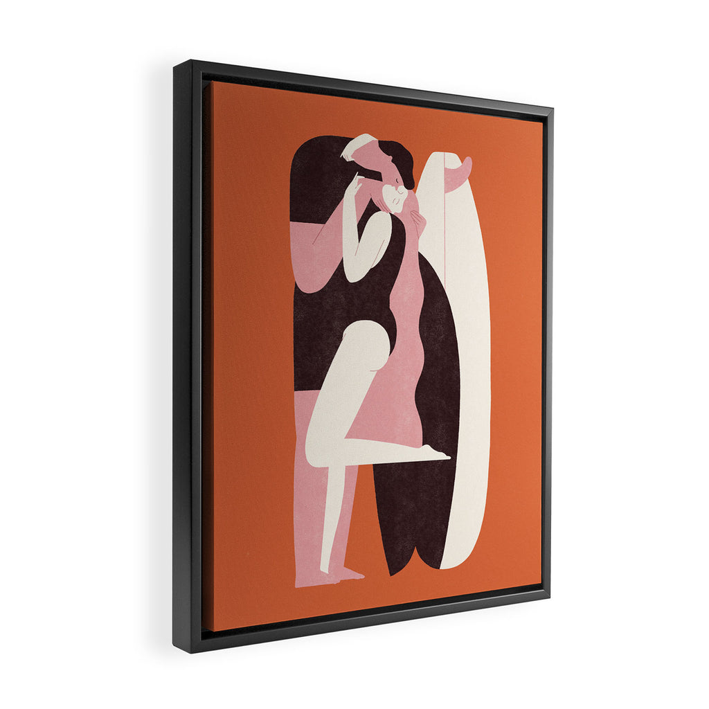 Let me be your ocean Framed Canvas Print Gallery Image 2