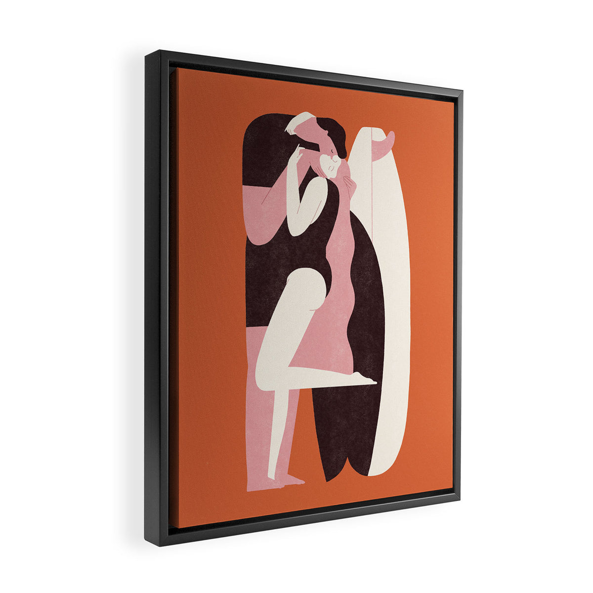 Let me be your ocean Framed Canvas Print Gallery Image 2