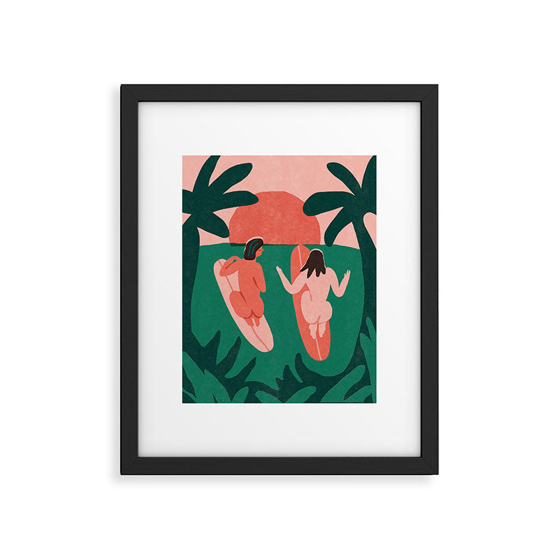 Lost in paradise Framed Art Print Gallery Image 5