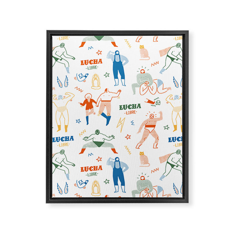 Lucha libre Framed Canvas Print Gallery Image 8