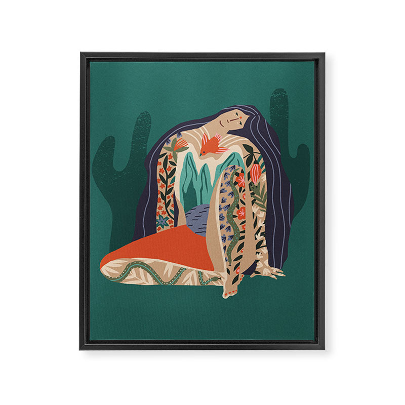 Madre Tierra Framed Canvas Print Gallery Image 8