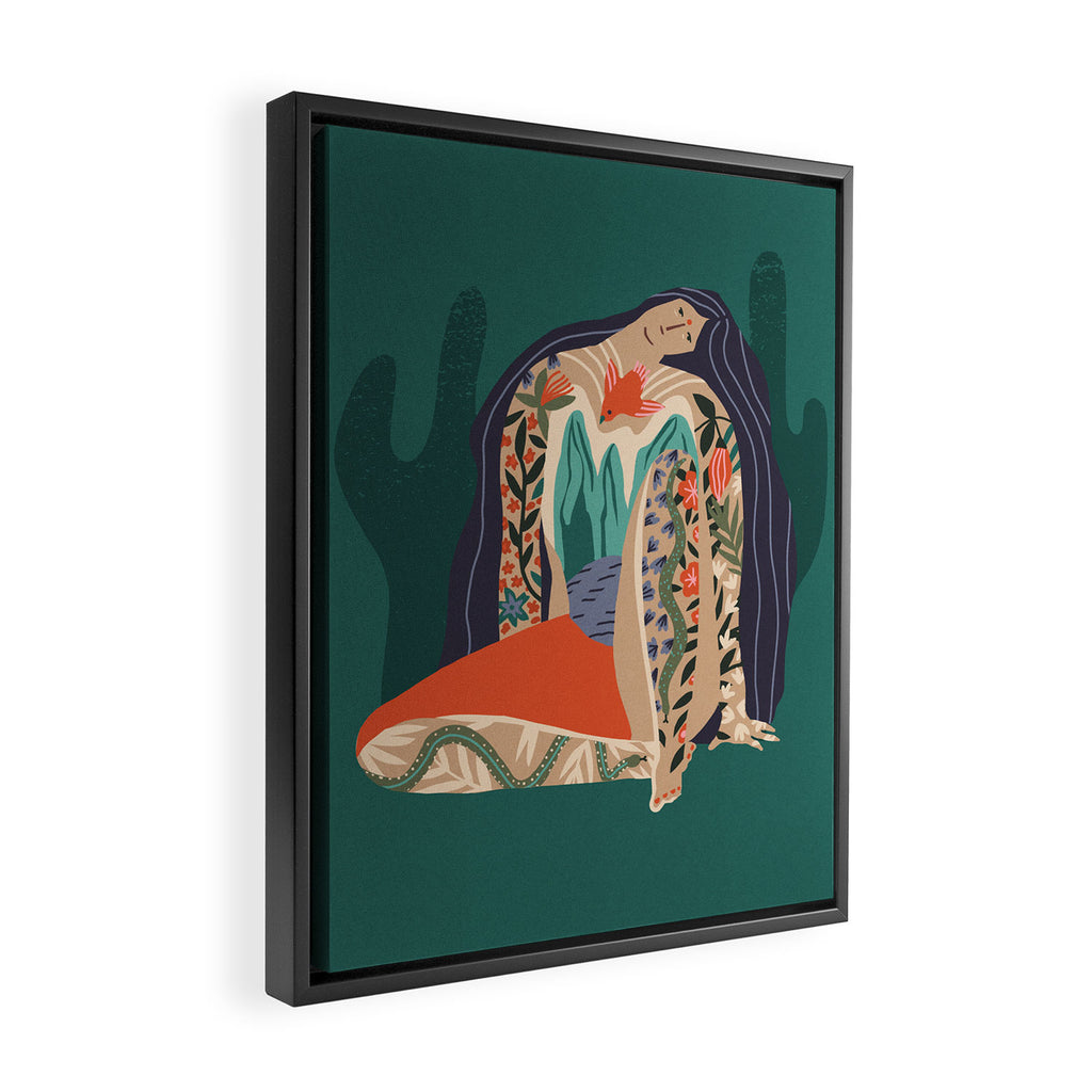 Madre Tierra Framed Canvas Print Gallery Image 2