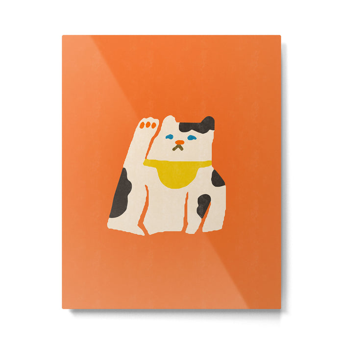 Maneki Neko Metal Print Gallery Image 1