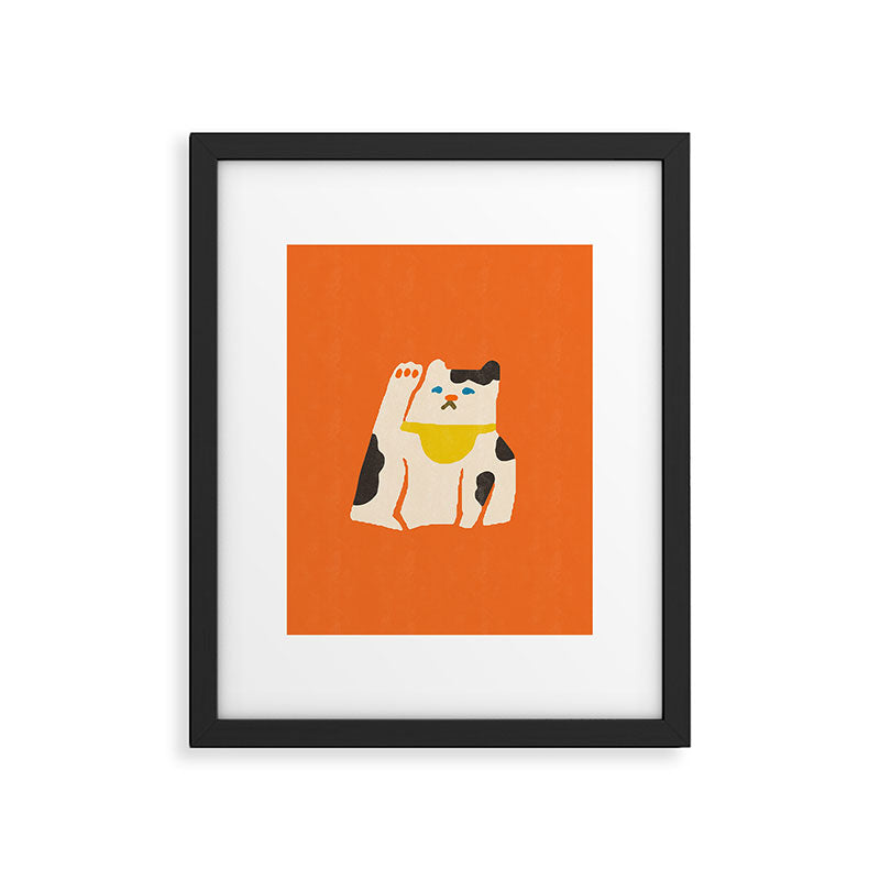 Maneki Neko Framed Art Print Gallery Image 6