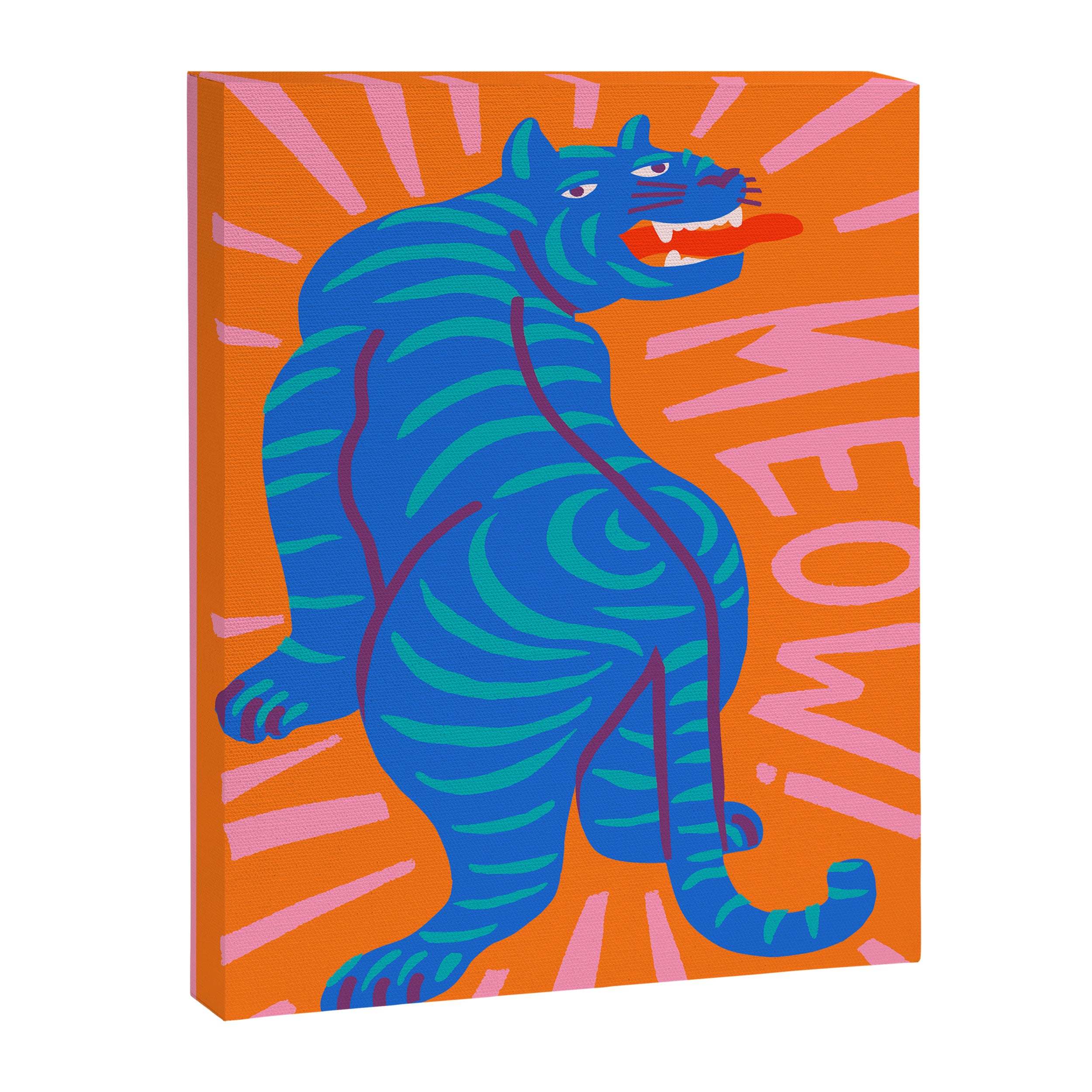 Meow Canvas Print Gallery Image 6