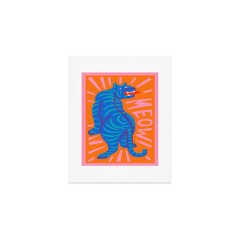 Meow Art Print Gallery Image 1