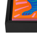 Meow Framed Canvas Print Gallery Image 3