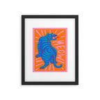 Meow Framed Art Print Gallery Image 5