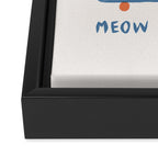 Meow or never Framed Canvas Print Gallery Image 3