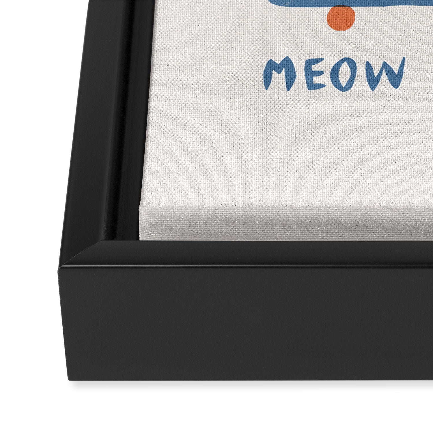Meow or never Framed Canvas Print Gallery Image 3
