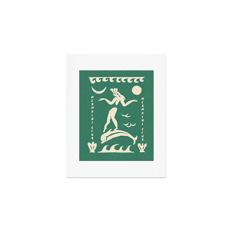 Mermaid club Art Print Gallery Image 1