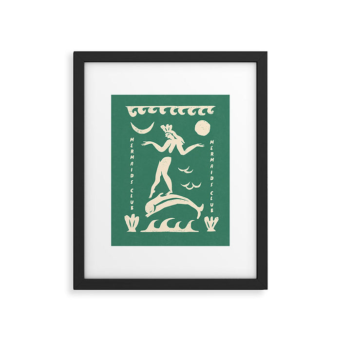Mermaid club Framed Art Print Gallery Image 1