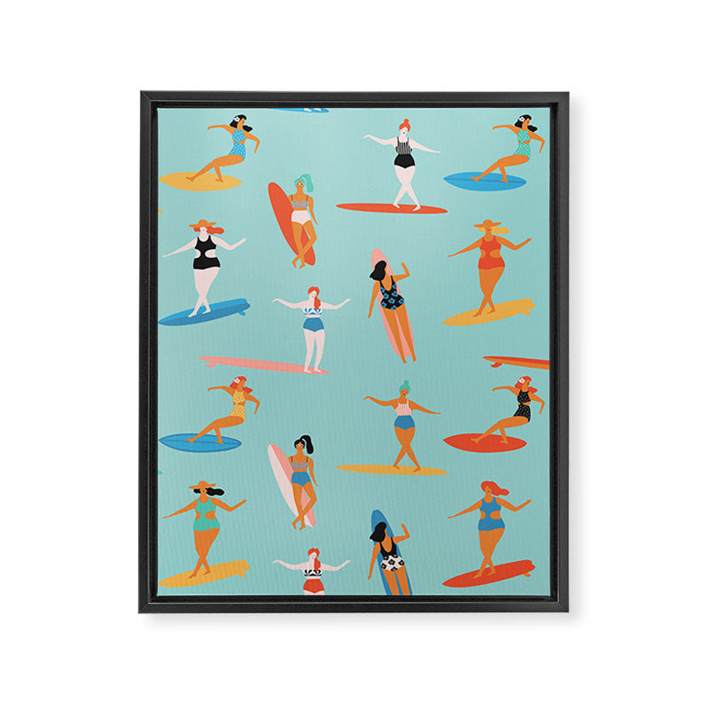 Mermaids Framed Canvas Print Gallery Image 8