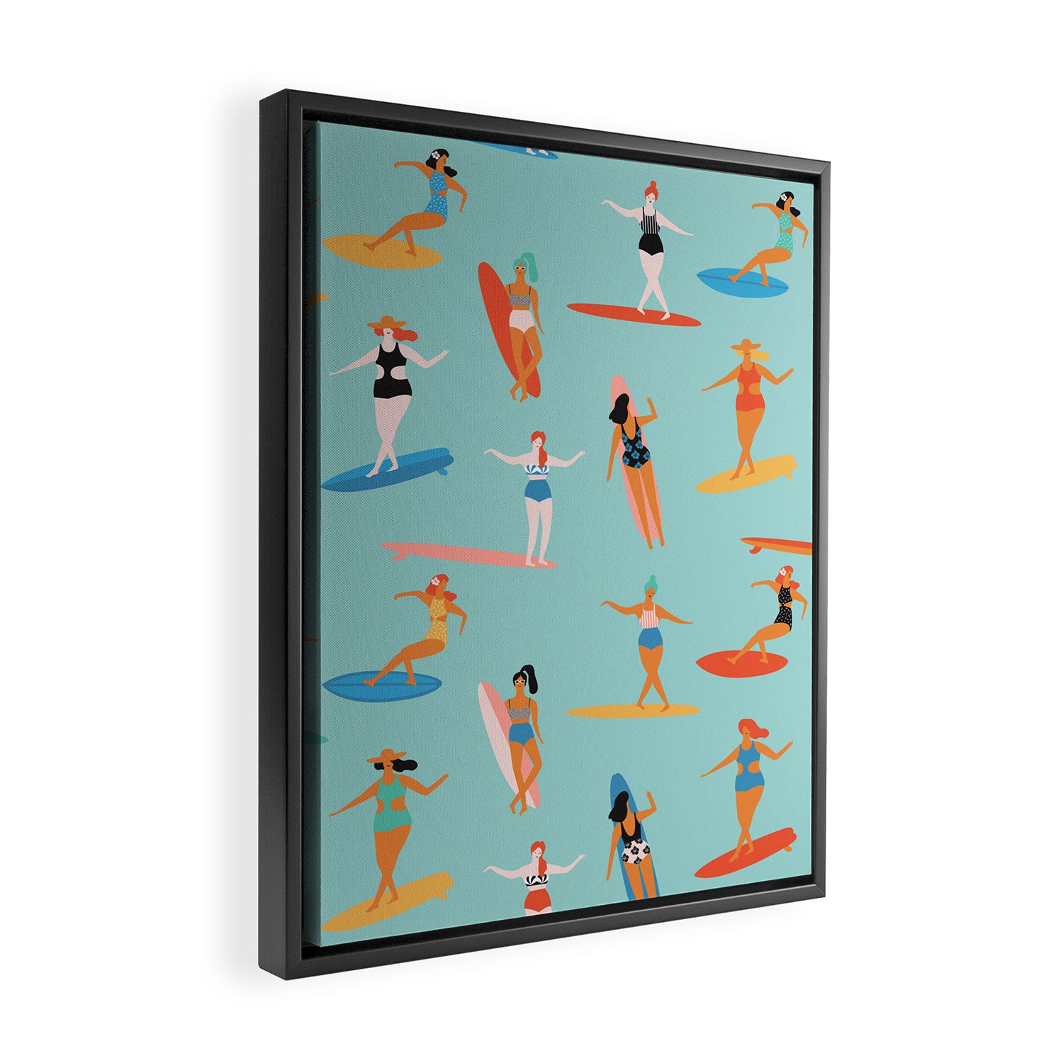 Mermaids Framed Canvas Print Gallery Image 2
