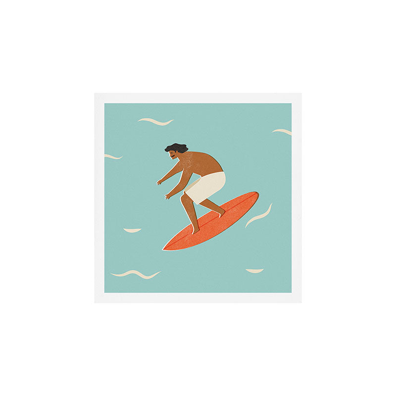 Mexican Surfer Art Print Gallery Image 1