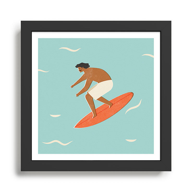Mexican Surfer Framed Art Print Gallery Image 1