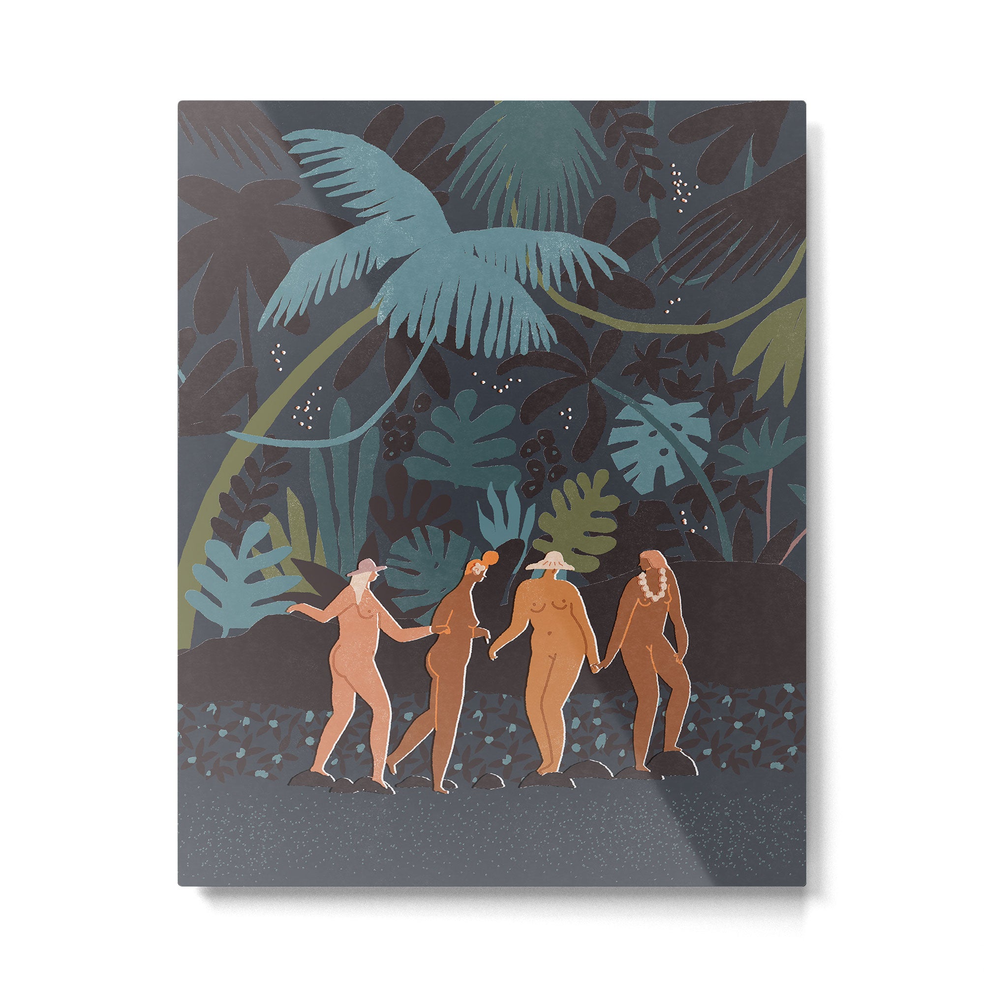 Midnight walk Metal Print Gallery Image 4