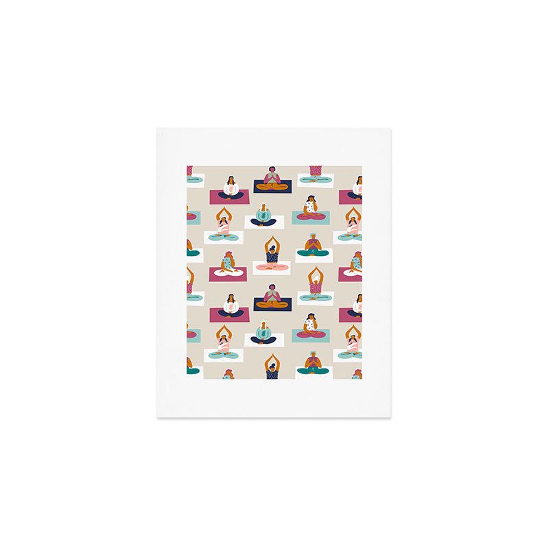 Morning yoga Art Print Gallery Image 1