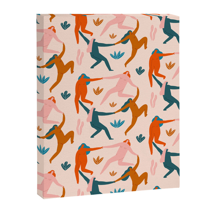 Nymphs pattern Canvas Print Gallery Image 1