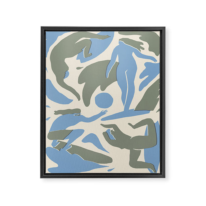 Ocean Flow  Framed Canvas Print Gallery Image 1