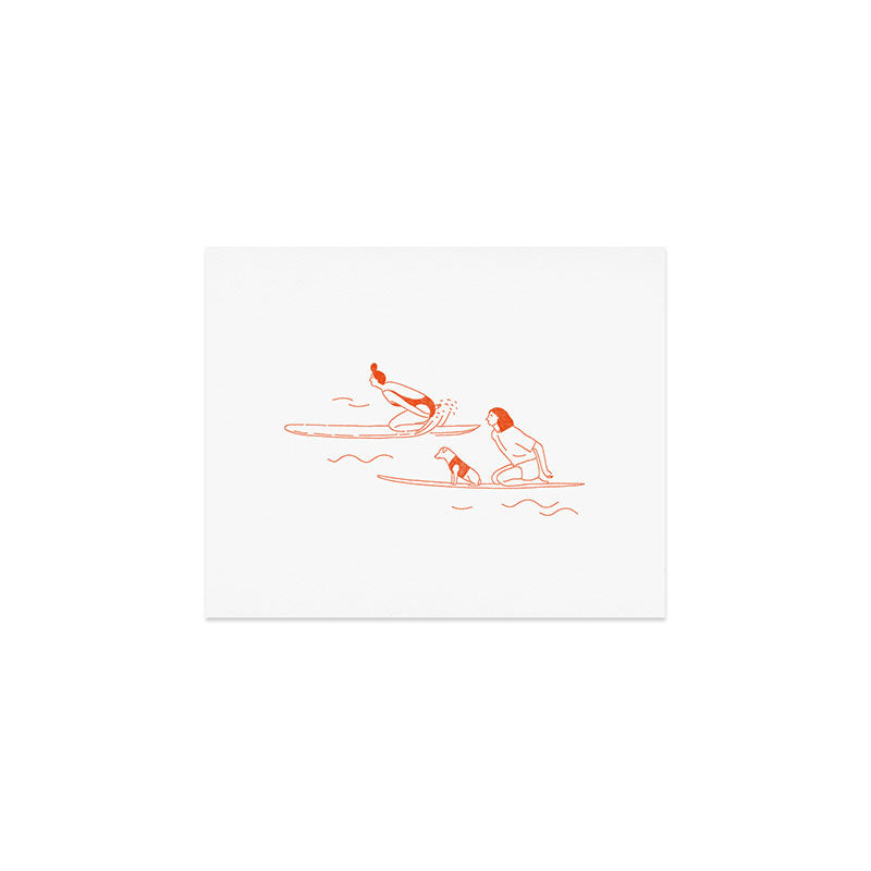 Paddle out Art Print Gallery Image 1