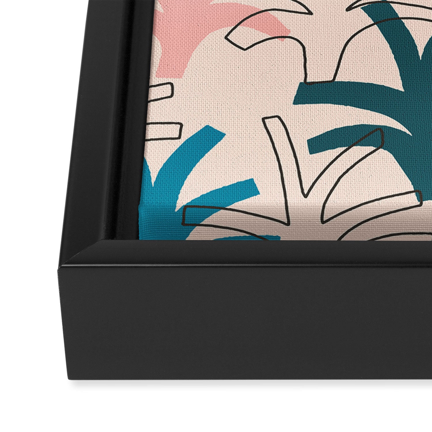 Palm grove Framed Canvas Print Gallery Image 3