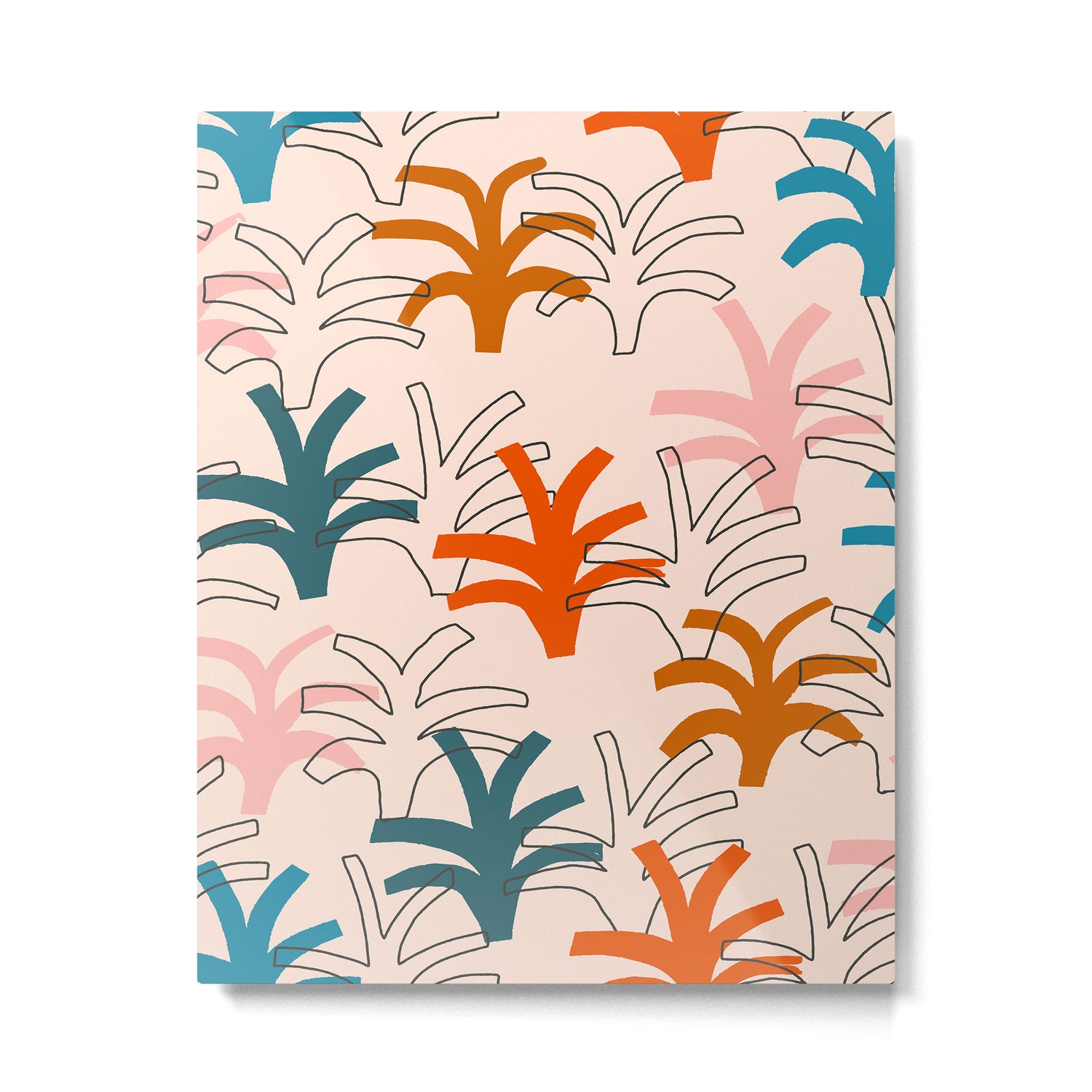 Palm grove Metal Print Gallery Image 6