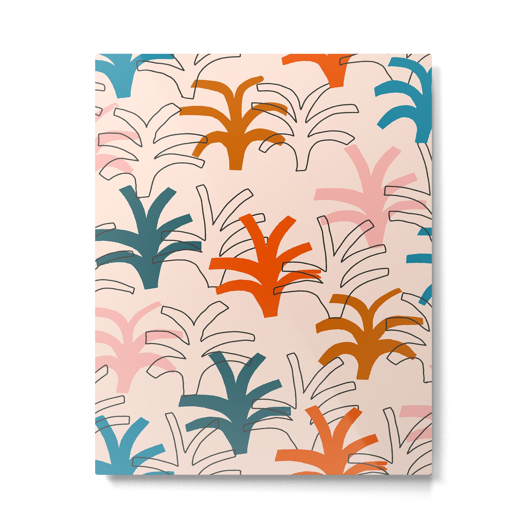 Palm grove Metal Print Gallery Image 6