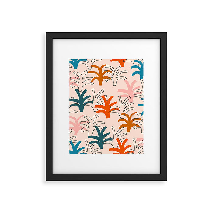 Palm grove Framed Art Print Gallery Image 1