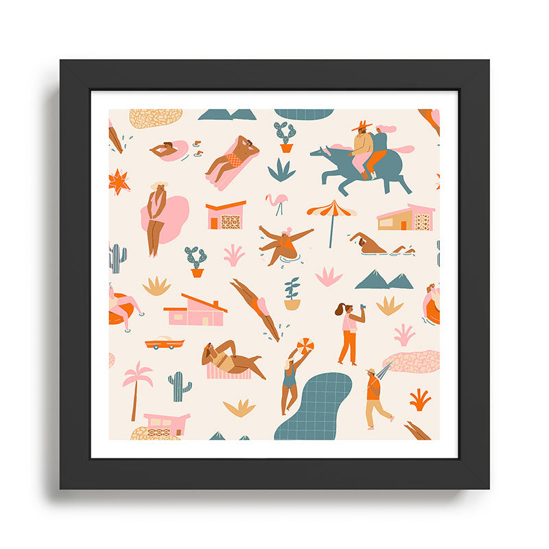 Palm Springs Framed Art Print Gallery Image 1