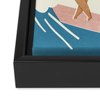 Party wave Framed Canvas Print Gallery Image 3