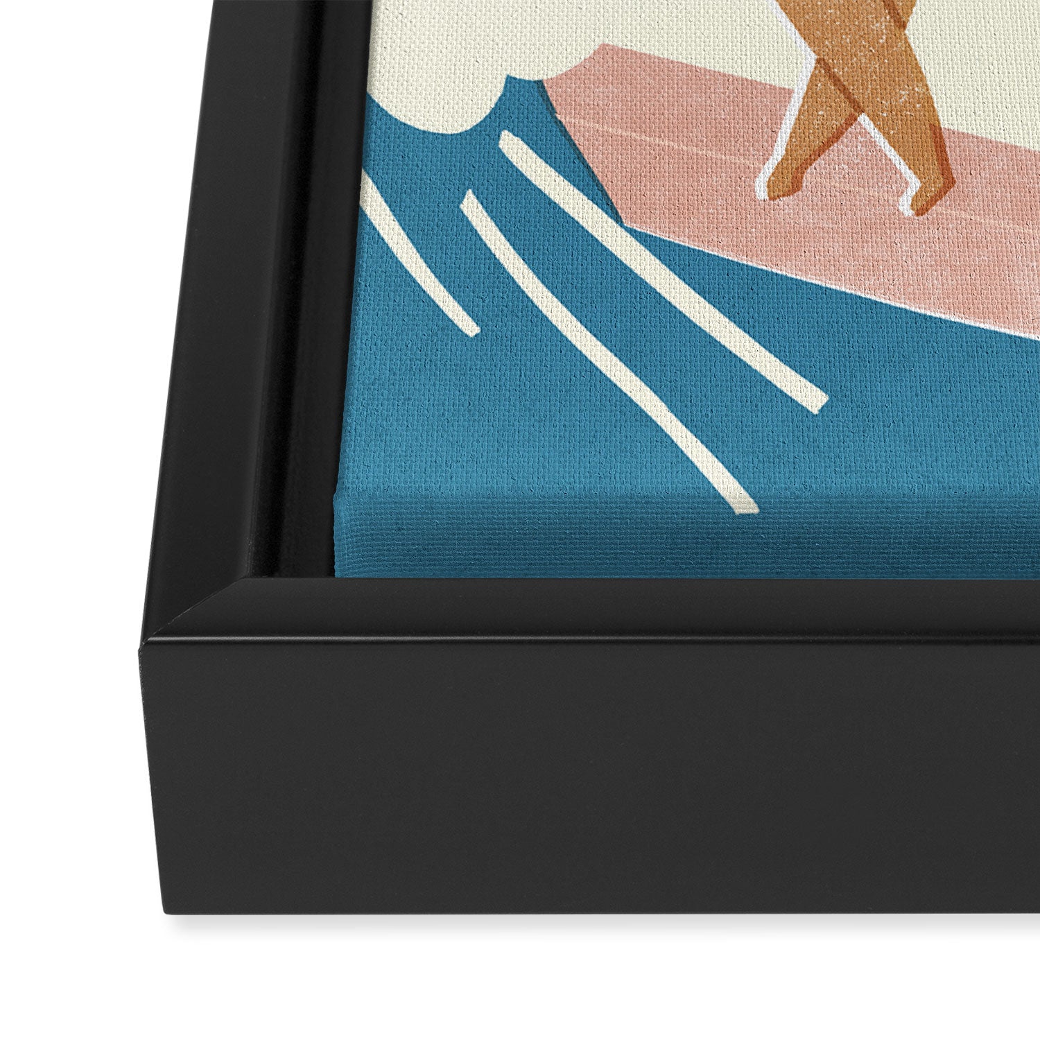 Party wave Framed Canvas Print Gallery Image 3