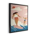 Party wave Framed Canvas Print Gallery Image 2