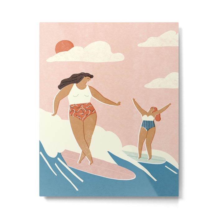 Party wave Metal Print Gallery Image 1