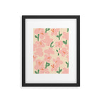 Pink Flowers Framed Art Print Gallery Image 6