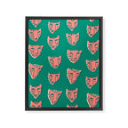Pink pantehrs Framed Canvas Print Gallery Image 8