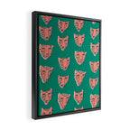 Pink pantehrs Framed Canvas Print Gallery Image 2
