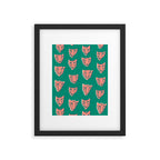 Pink pantehrs Framed Art Print Gallery Image 6