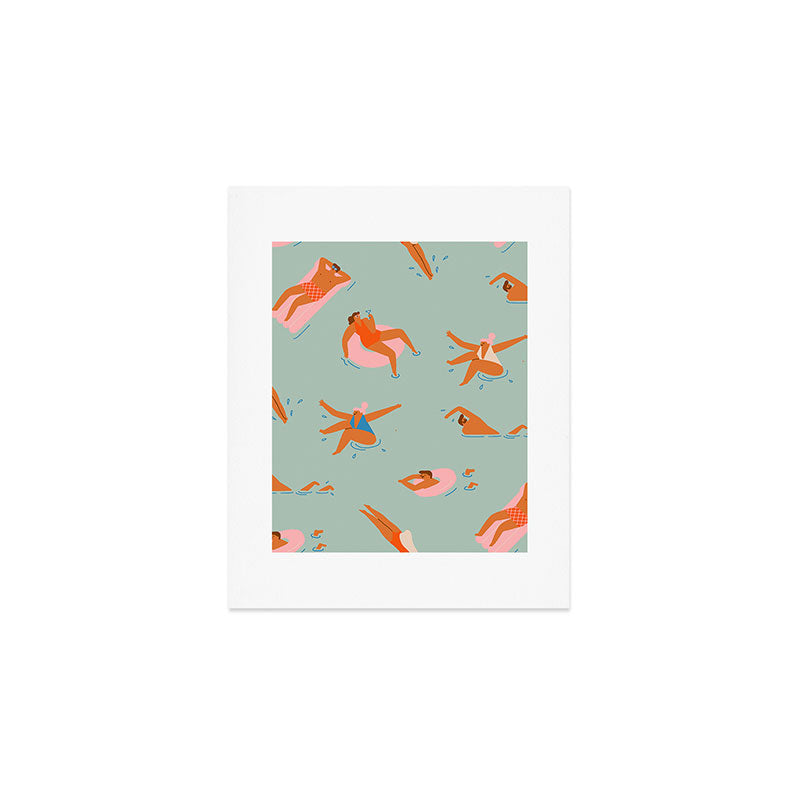 Pool Art Print Gallery Image 1