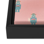Robots Framed Canvas Print Gallery Image 3