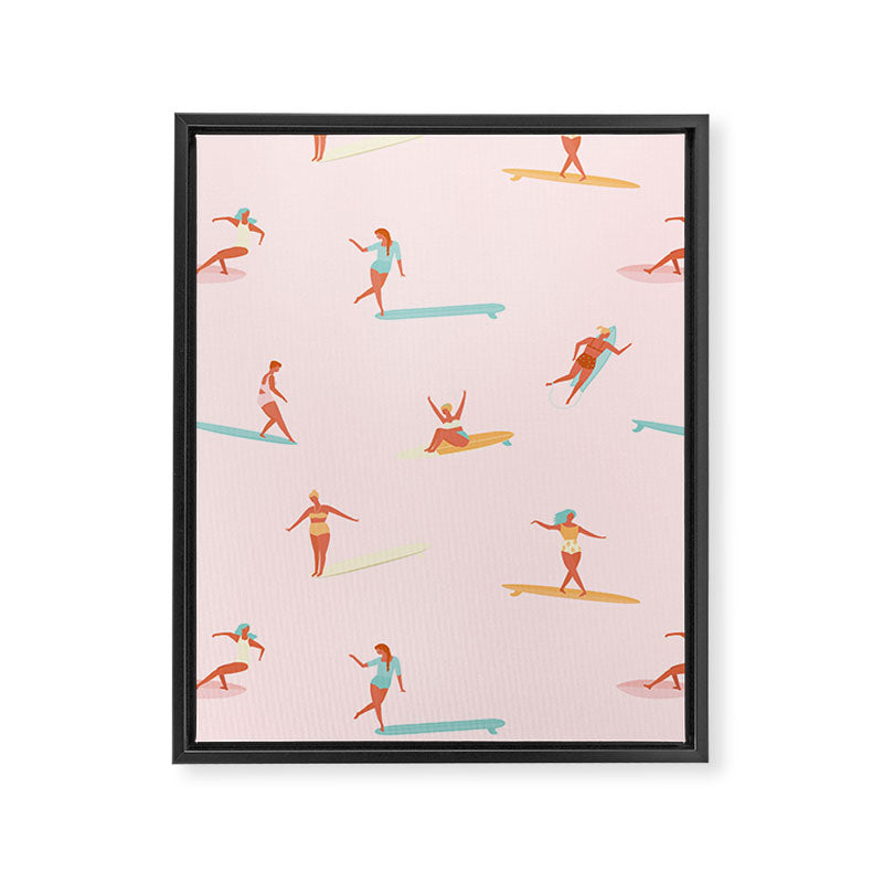 Sea babes Framed Canvas Print Gallery Image 8