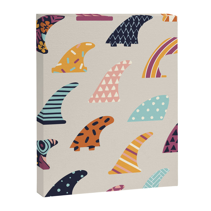 Single fin Canvas Print Gallery Image 1