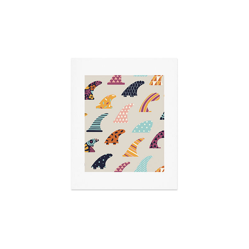 Single fin Art Print Gallery Image 1