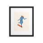 Skate girl Framed Art Print Gallery Image 5