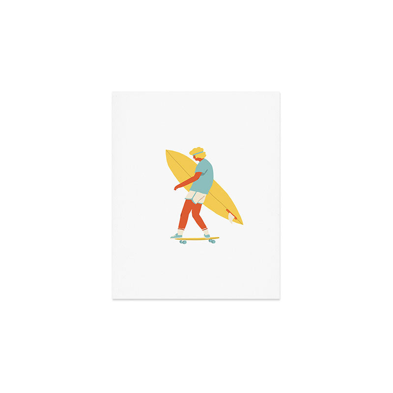 Skater from 70s Art Print Gallery Image 1