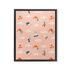 Snowboarding Framed Canvas Print Gallery Image 8